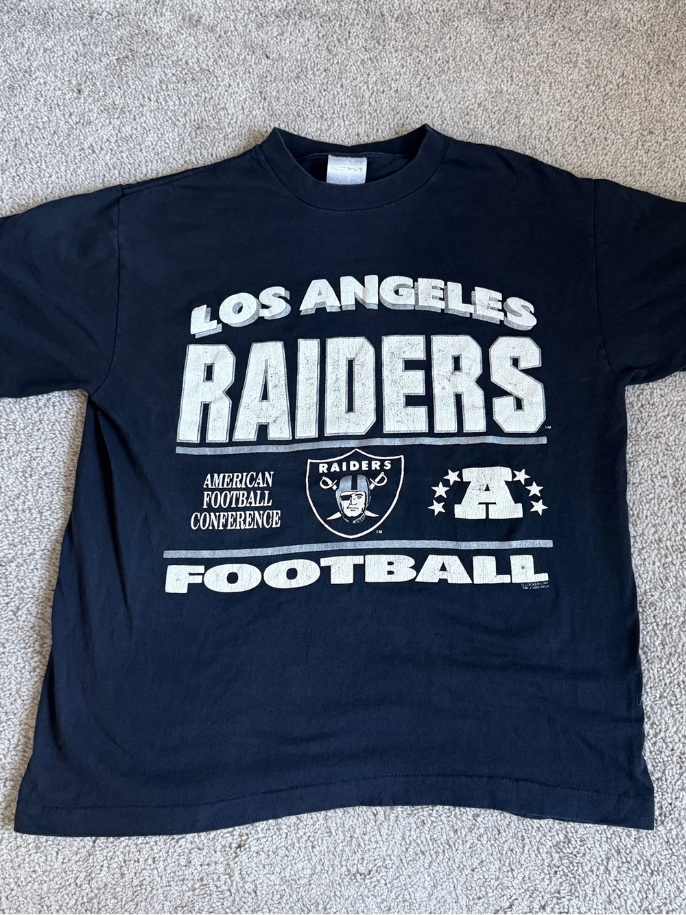 Los Angeles Raiders Black Graphic Tee